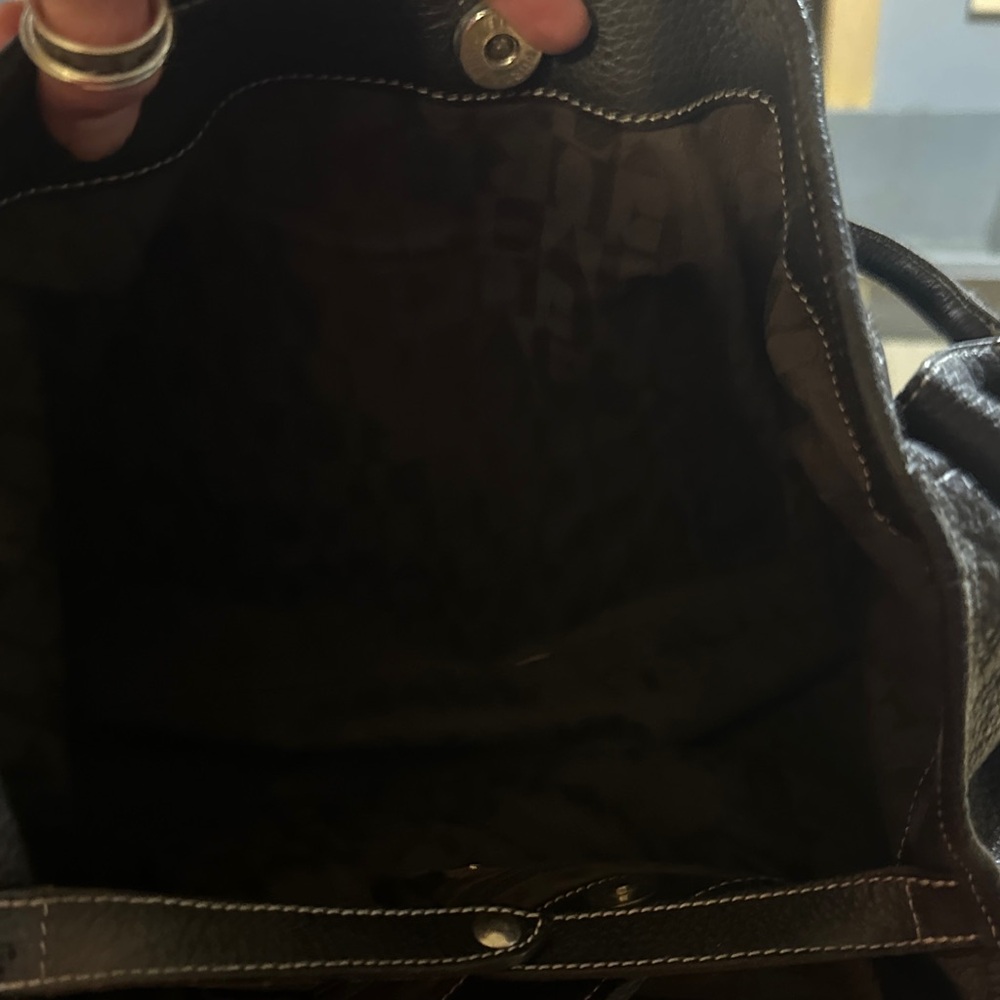 Furla Black Leather Shoulder Bag - Picture 2 of 4